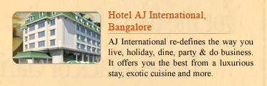 Hotel AJ International, Bangalore