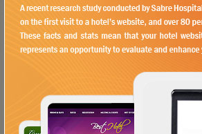 What does your website say about your hotel and how does it affect your conversion rate