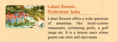 Lahari Resorts, Hyderabad, India