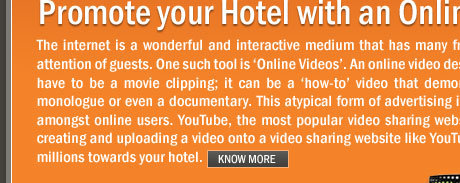 Promote your Hotel with an Online Video Campaign