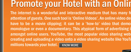 Promote your Hotel with an Online Video Campaign