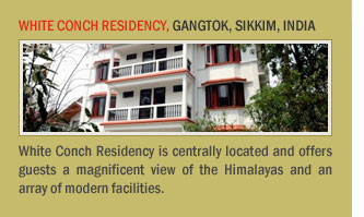White Conch residency, Gangtok, Sikkim, India