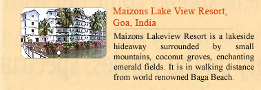 Maizons Lake View Resort - Goa, India