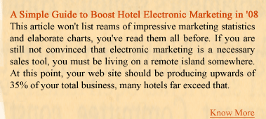 A Simple Guide to Boost Hotel Electronic Marketing in '08