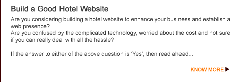 Build a Good Hotel Website