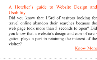 A Hotelier’s guide to Website Design and Usability