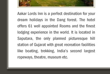 Aakar Lords Inn – Saputara, Saputara, Gujarat, India