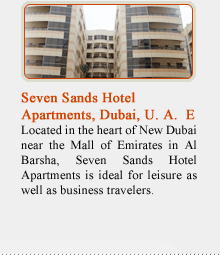 Saven Sands Hotel Apartments, Dubai, U. A. E