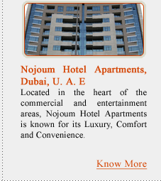 Nojoum Hotel Apartments, Dubai, U. A. E
