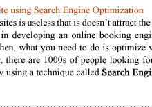 Increase traffic to your hotel's website using Search Engine Optimization