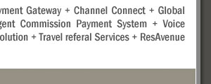 Your Hotel Website + ResAvenue = Website Booking Engine + Payment Gateway + Channel Connect + Global Distribution System + Internet Distribution System + Global Agent Commission Payment System + Voice Reservation Services + Search Engine Marketing + Virtual Reality Solution + Travel referal Services + ResAvenue PhonePay Solution = 100% Occupancy