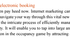 A beginner's guide to exploiting electronic booking