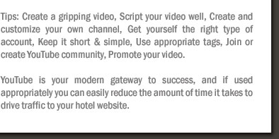YouTube: A Unique Hotel Marketing Strategy