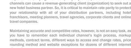 Maintain the Value of Hotel Corporate Programs with Lanyon’s Rate Parity
