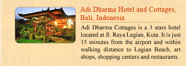 Adi Dharma Hotel & Cottages, Bali, Indonesia