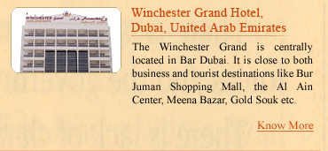 Winchester Grand Hotel, Dubai, UAE