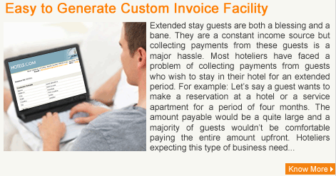 Easy to Generate Custom Invoice Facility