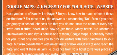 Google Maps: A necessity for your Hotel website
