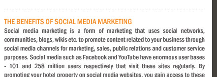 The Benefits of Social Media Marketing