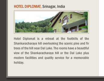 Hotel Diplomat, Srinagar, India