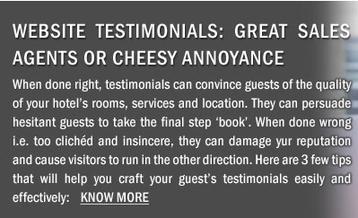 Website Testimonials: Great Sales Agents or Cheesy Annoyance