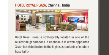 Hotel Royal Plaza, Chennai, India