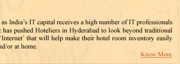 Hoteliers in India's IT city add an Online element to their hotels