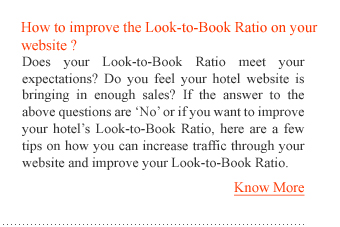 How to improve the Look-to-Book Ratio on your website?