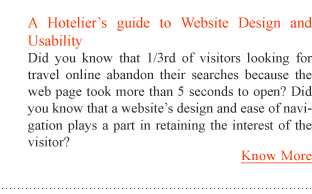 A Hotelier&rsquo;s guide to Website Design and Usability