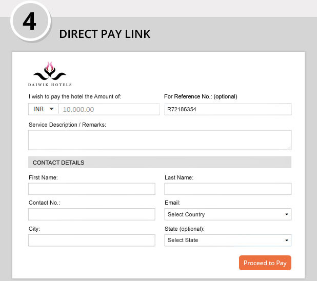 Direct Pay link
