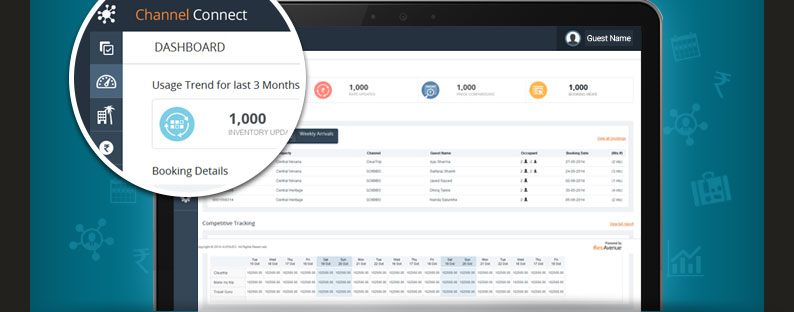 Manage all your OTAs easily and effectively with ResAvenue's CHANNEL CONNECT