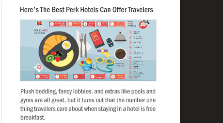 Here's The Best Perk Hotels Can Offer Travelers