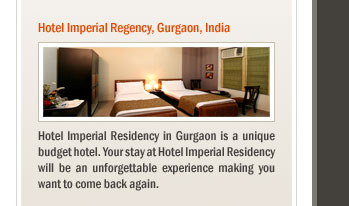 Hotel Imperial Regency, Gurgaon, India 