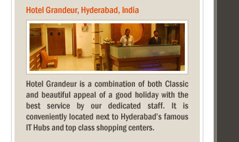 Hotel Grandeur, Hyderabad, India