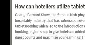 How can hoteliers utilize tablets and smartphones better to enhance their business prospects?