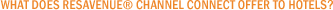 What does ResAvenue® Channel Connect offer to hotels? What does ResAvenue® Channel Connect offer to hotels?