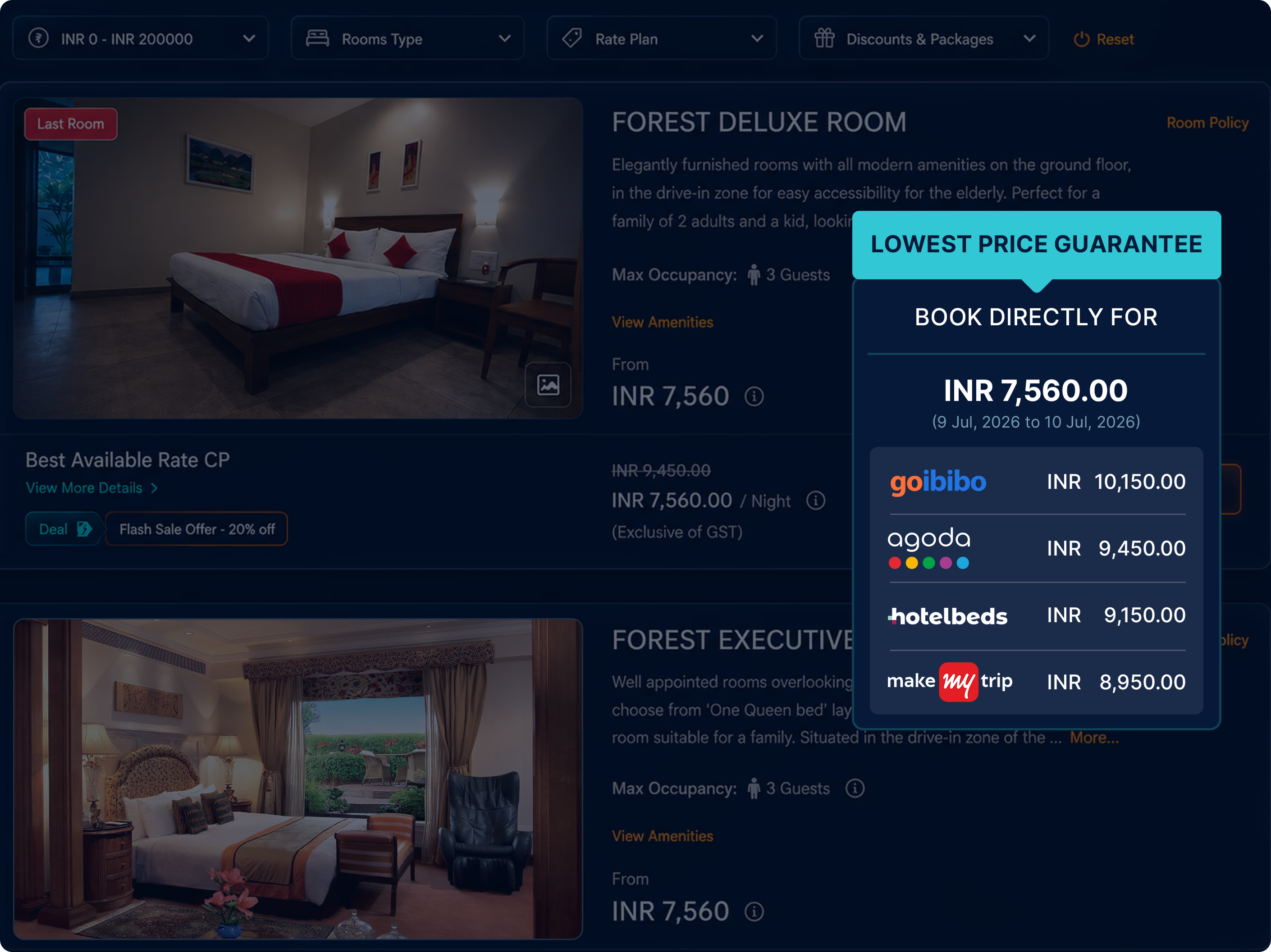 Hotel Price Widget